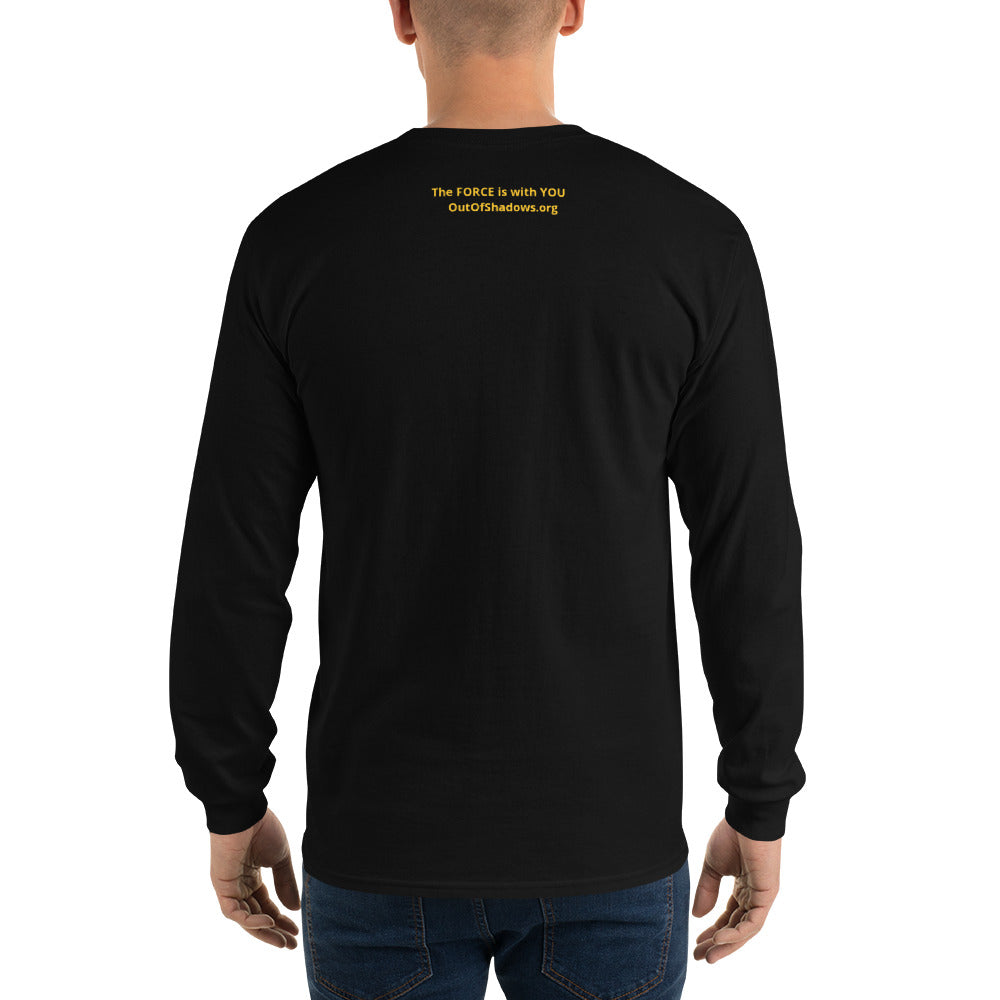 Men’s Long Sleeve Shirt- Out Of Shadow